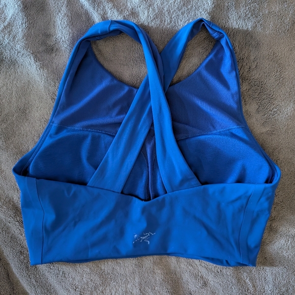 3 Arc'teryx Soria Crossback Bra Tank Top Bundle Revel Gold Black Vitality Blue - Picture 3 of 16